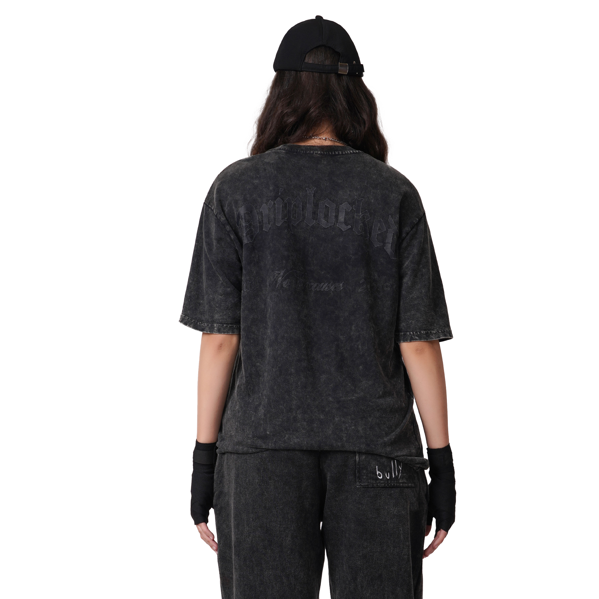 CREW TSHIRT CHARCOAL