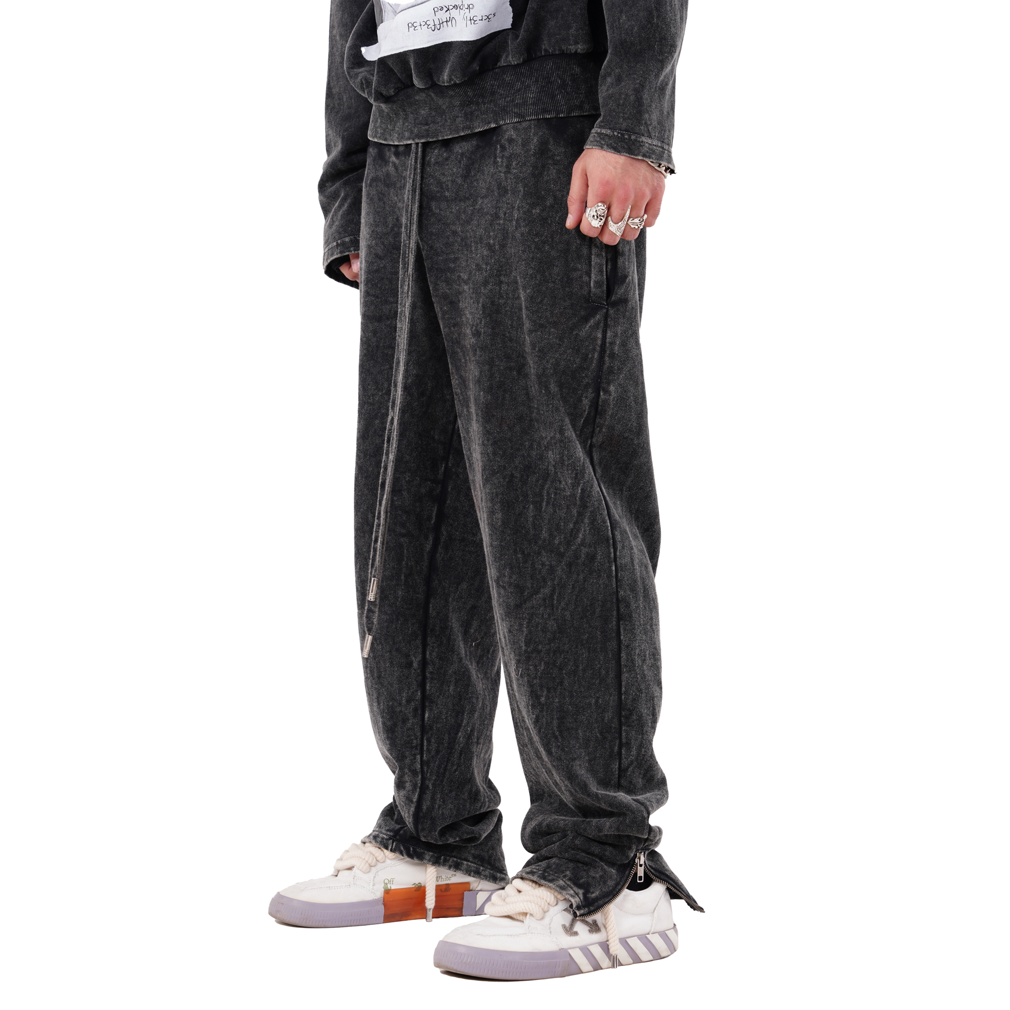 BULLY SAG PANTS CHARCOAL FADED
