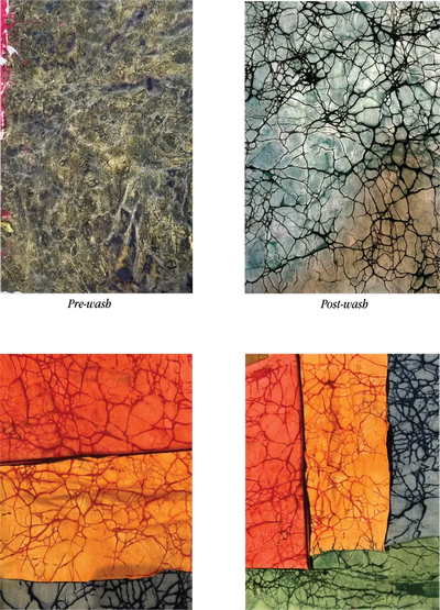Flour Resist / Batik Dyeing: Material Systems 2025 by Driplocked Studios®
