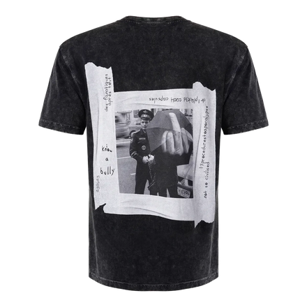 MEAN STREETS UNISEX TEE CHARCOAL