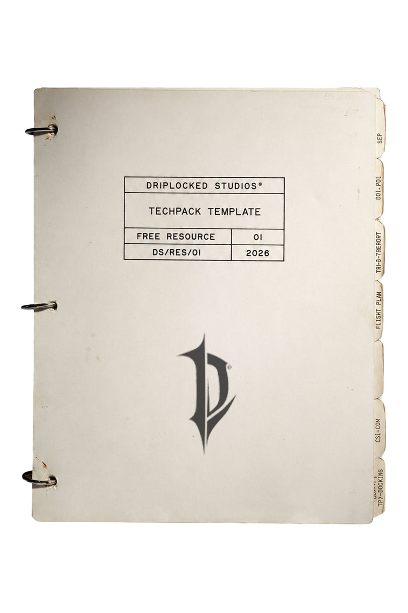 TECH PACK TEMPLATE
