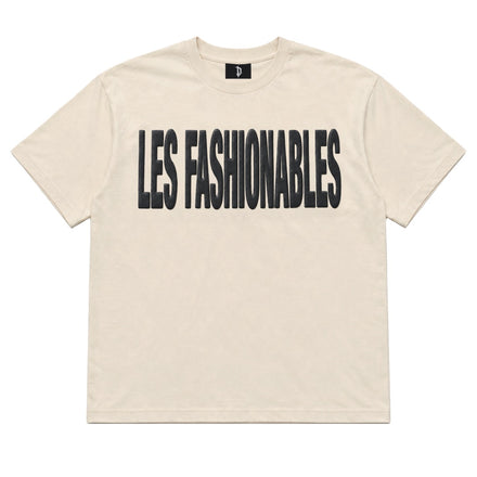 LES FASHIONABLES OFF WHITE TEE